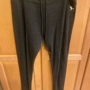 Dark Gray Pink Joggers/Leggings